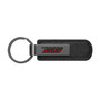 Chevrolet Camaro SS Black Chrome Metal Plate Black PU Leather Key Chain