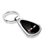 Chevrolet Camaro 1LE Black Dome Chrome Metal Teardrop Key Chain