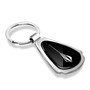 Chevrolet Corvette C8 Stingray Black Dome Chrome Metal Teardrop Key Chain