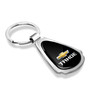 Chevrolet Tahoe Black Dome Chrome Metal Teardrop Key Chain
