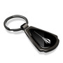 Chevrolet Corvette C8 Stingray Black Dome Gunmetal Black Metal Teardrop Key Chain