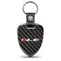 Chevrolet Camaro 1LE Real Black Carbon Fiber Large Shield-Style Key Chain