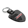 Chevrolet Camaro SS Real Black Carbon Fiber Large Shield-Style Key Chain