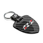 Chevrolet Camaro ZL1-1LE Real Black Carbon Fiber Large Shield-Style Key Chain