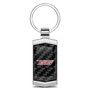 Chevrolet Camaro SS Real Black Carbon Fiber Chrome Metal Case Key Chain