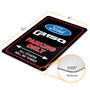 Ford F-150 2015 up 12" x 9" Parking Only Sign in Black Glassy Aluminum