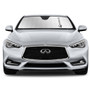 Infiniti Q60 Coupe 2017 to 2023 Custom Fit Silver Reflective Bubble Roll-up Auto Windshield Sun Shade