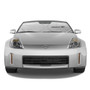 Nissan 350Z Universal Fit One-Piece Easy Folding Silver Reflective Fabric Windshield Sun Shade (size: 64"x 32")