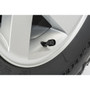 Ford New Bronco in White on Black Hexagon Shape Aluminum Tire Valve Stem Caps
