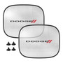 Dodge Logo Car Side Window Mesh Sun Shades for Baby Children UV Protection, 2 Pack