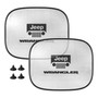 Jeep Wrangler Car Side Window Mesh Sun Shades for Baby Children UV Protection, 2 Pack