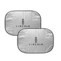 Lincoln Logo Dual Panels Easy Folding Windshield Sun Shade