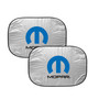 Mopar Logo Dual Panels 2-28" W x 24" L Easy Folding Windshield Sun Shade