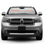 HEMI Logo Universal Fit One-Piece Easy Folding Silver Reflective Fabric Windshield Sun Shade (size: 64"x 32")