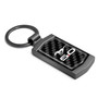 Ford Mustang 5.0 Real Black Carbon Fiber Gunmetal Metal Case Key Chain