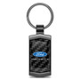 Ford Maverick Real Black Carbon Fiber Gunmetal Metal Case Key Chain