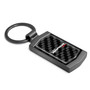 Ford F-150 Raptor SVT Real Black Carbon Fiber Gunmetal Metal Case Key Chain