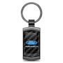 Ford Ranger Real Black Carbon Fiber Gunmetal Metal Case Key Chain