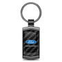 Ford Expedition Real Black Carbon Fiber Gunmetal Metal Case Key Chain