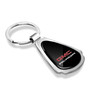 GMC Acadia Black Dome Chrome Metal Teardrop Key Chain
