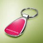 Dodge Red Tear Drop Key Chain