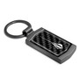 Chevrolet Corvette C8 Stingray Real Black Carbon Fiber Gunmetal Black Case Key Chain