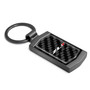 Chevrolet Camaro ZL1 Real Black Carbon Fiber Gunmetal Black Case Key Chain