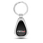 GMC AT4 Black Dome Chrome Metal Teardrop Key Chain