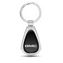 GMC Black Dome Chrome Metal Teardrop Key Chain