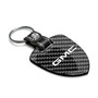 GMC Real Black Carbon Fiber Large Shield-Style Key Chain