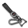 GMC Denali Real Black Carbon Fiber Strap Gunmetal Black Hook Key Chain