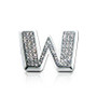 Crystallized Letter W Car Emblem