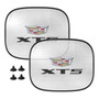 Cadillac XT5 Logo Car Side Window Mesh Sun Shades for Baby Children UV Protection, 2 Pack