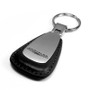 Chyrsler Tear Drop Shape Black Leather Key Chain