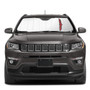 Jeep Trailhawk Logo Universal Fit Enforced Stand-Up Auto Windshield Sun Shade at Jumbo Size 59"x 30"