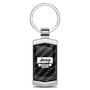 Jeep Grill Real Black Carbon Fiber Chrome Metal Case Key Chain