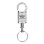 Corvette C5 Logo Silver Valet Key Chain