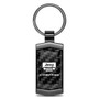 Jeep Compass Real Black Carbon Fiber Gunmetal Black Metal Case Key Chain