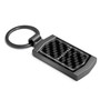 Jeep Wagoneer Real Black Carbon Fiber Gunmetal Black Metal Case Key Chain