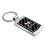 Dodge Scat-Pack Full Color Real Black Carbon Fiber Chrome Metal Case Key Chain