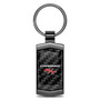 Dodge Charger R/T Real Black Carbon Fiber Gunmetal Black Metal Case Key Chain
