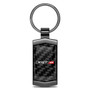 Dodge SRT-8 Logo Real Black Carbon Fiber Gunmetal Black Metal Case Key Chain