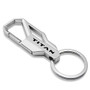 Nissan Titan Silver Carabiner-style Snap Hook Metal Key Chain
