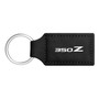 Nissan 350Z Rectangular Black Leatherette Key Chain
