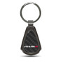 Nissan NISMO Real Black Carbon Fiber Gunmetal Gray Metal Teardrop Key Chain