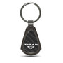 Nissan Titan Logo Real Black Carbon Fiber Gunmetal Gray Metal Teardrop Key Chain