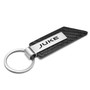 Nissan Juke Carbon Fiber Texture Black PU Leather Strap Key Chain