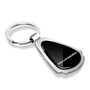 Nissan Pathfinder Black Dome Chrome Metal Teardrop Key Chain