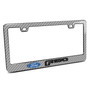Ford F-150 3D on Silver Real 3K Carbon Fiber Finish ABS Plastic License Plate Frame