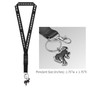Ford New Bronco Full-Color Die-Cut Metal Key Chain with Printed Logo Black Lanyard Strap